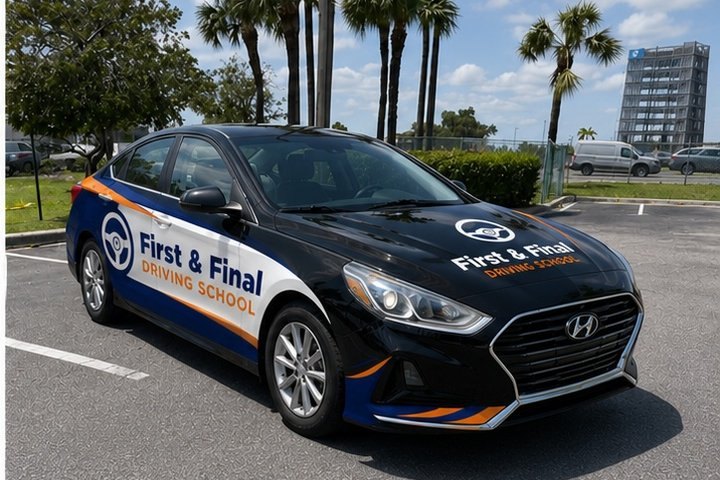 Hyundai Sonata driving school car at Driving School Fort Lauderdale