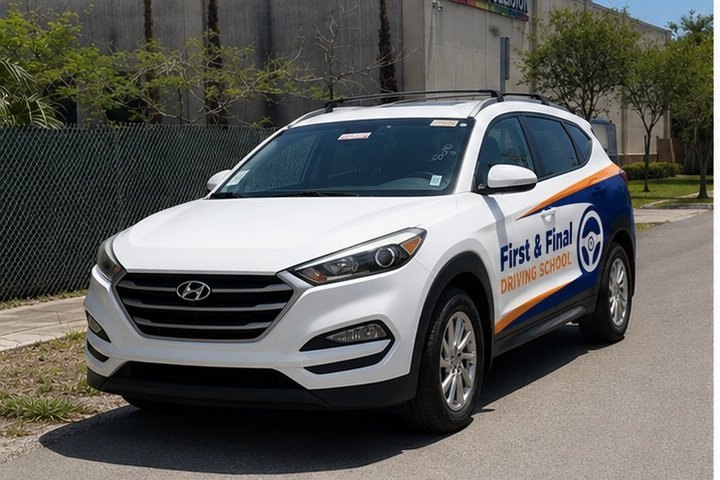 Hyundai Tucson driving school car at Driving School Fort Lauderdale