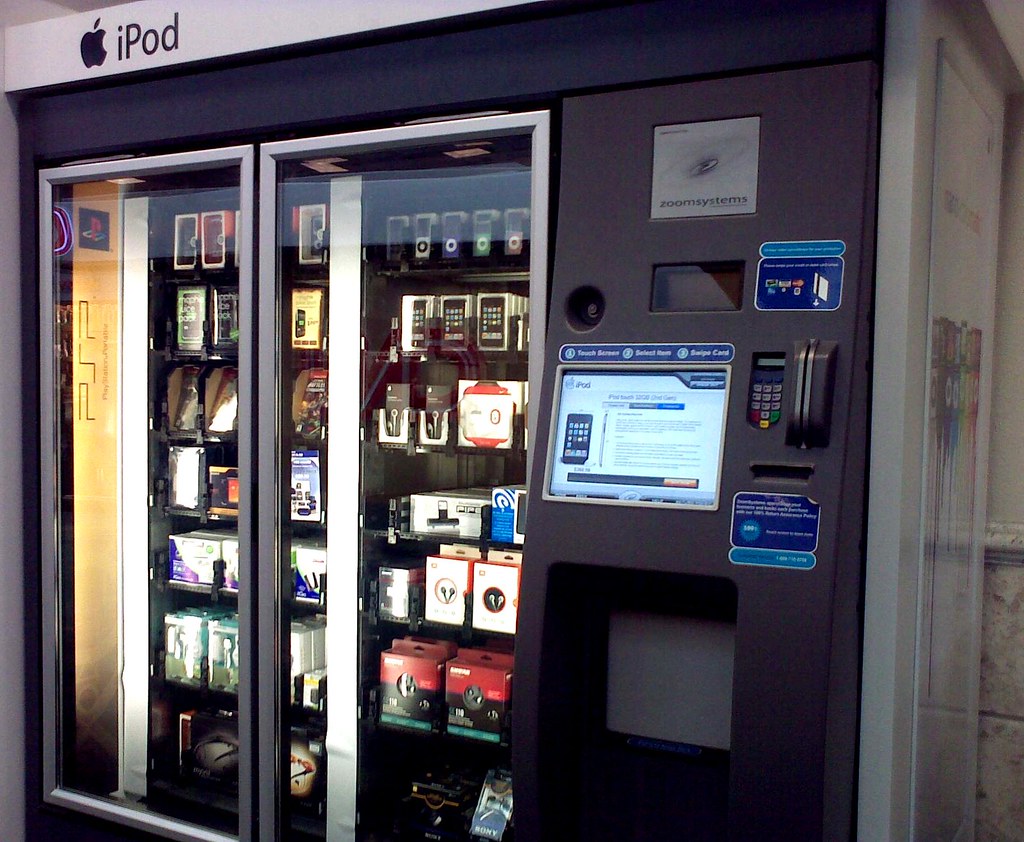 Apple dispenser at FLL airport