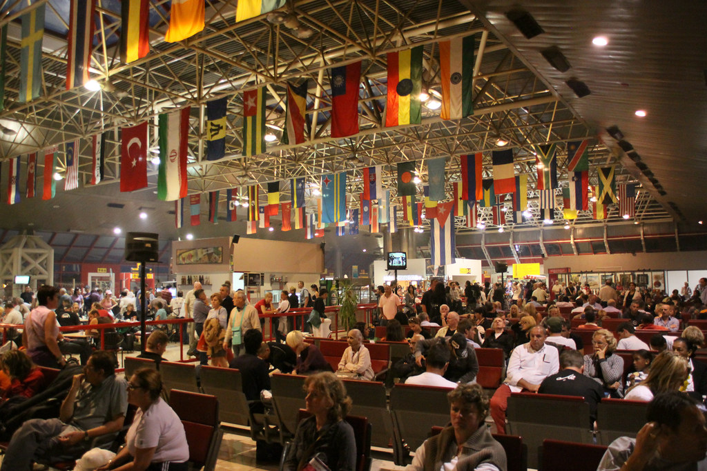 Havana Airport departure Lounge