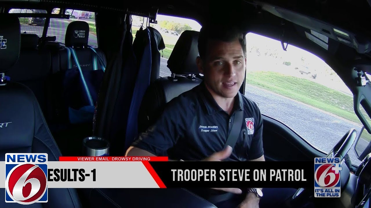 Trooper Steve talks drowsy driving, when and where to pull over