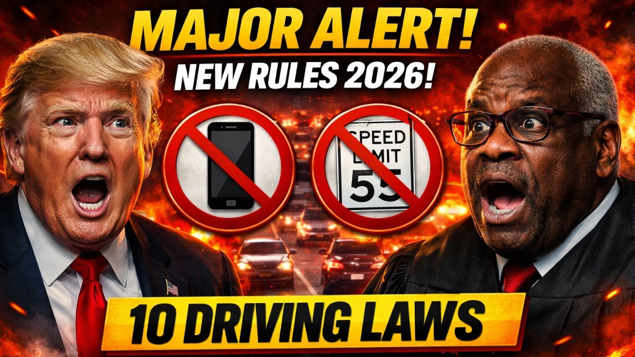 10 Driving Rules Just Changed in 2026 — New Laws Every Driver Must Follow in the USA!