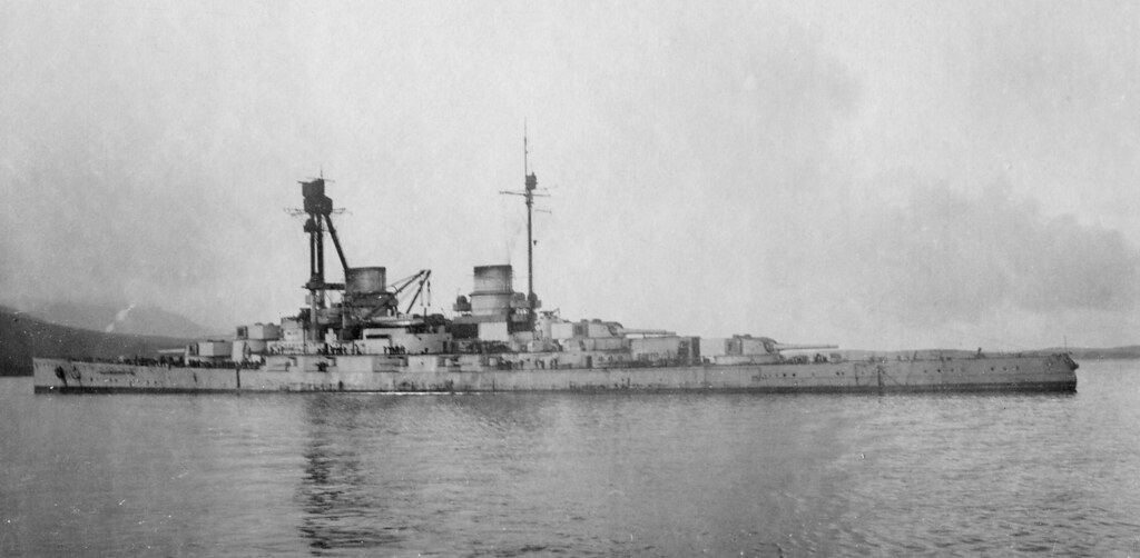 SMS Derfflinger in sunlight