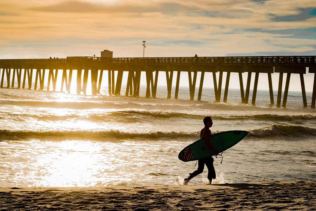 Golden Surf Sunset